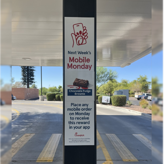 Mobile Monday Pole Magnet (Changeable Ad)